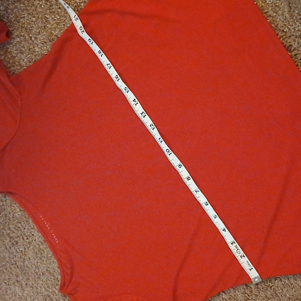 Susan Graver red quarter sleeve tee shirt size large - Picture 14 of 16